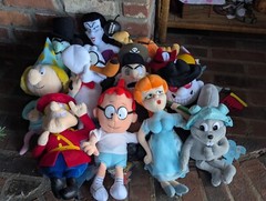 Stuffins Rocky and Bullwinkle & Friends 10″ Plush CVS Full Set of 12 New w/ Tags