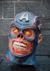 Zombie Captain America Marvel Handmade Latex Mask , Halloween/Parties/Cosplay