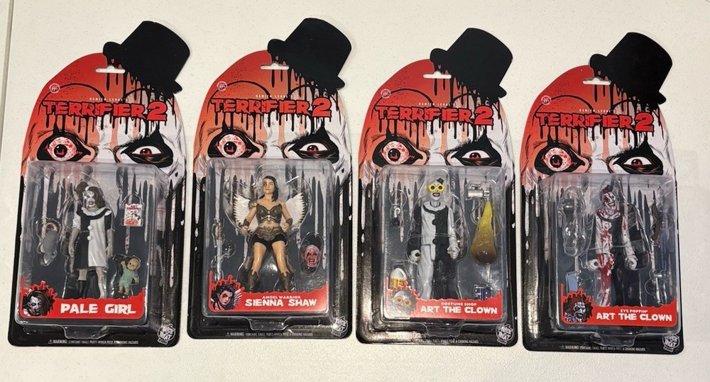 Trick or Treat Studios Terrifier Action Figure Set of 4 Figures Art The Clown