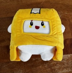 Original Lanky Box Boxy 7″ Stuffed Box Plush Removable Helmet
