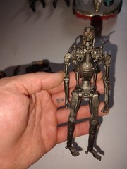 MOVIE MANIACS Vintage T2 T-800 T-1000 Action Figure Modern Black Endoskeleton