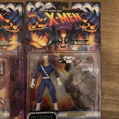 (2) Marvel Comics X-MEN Mutant Armor Series: PROFESSOR XAVIER/Quicksilver W Card