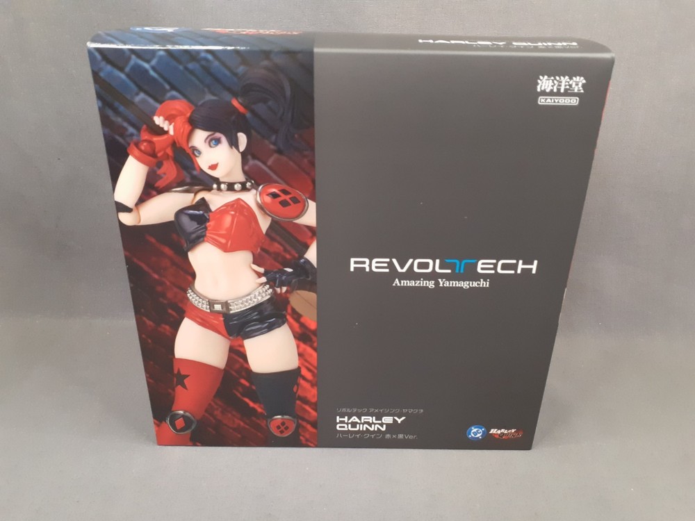 Revoltech Amazing Yamaguchi Harley Quinn Red x Black Ver. Kaiyodo Japan NEW