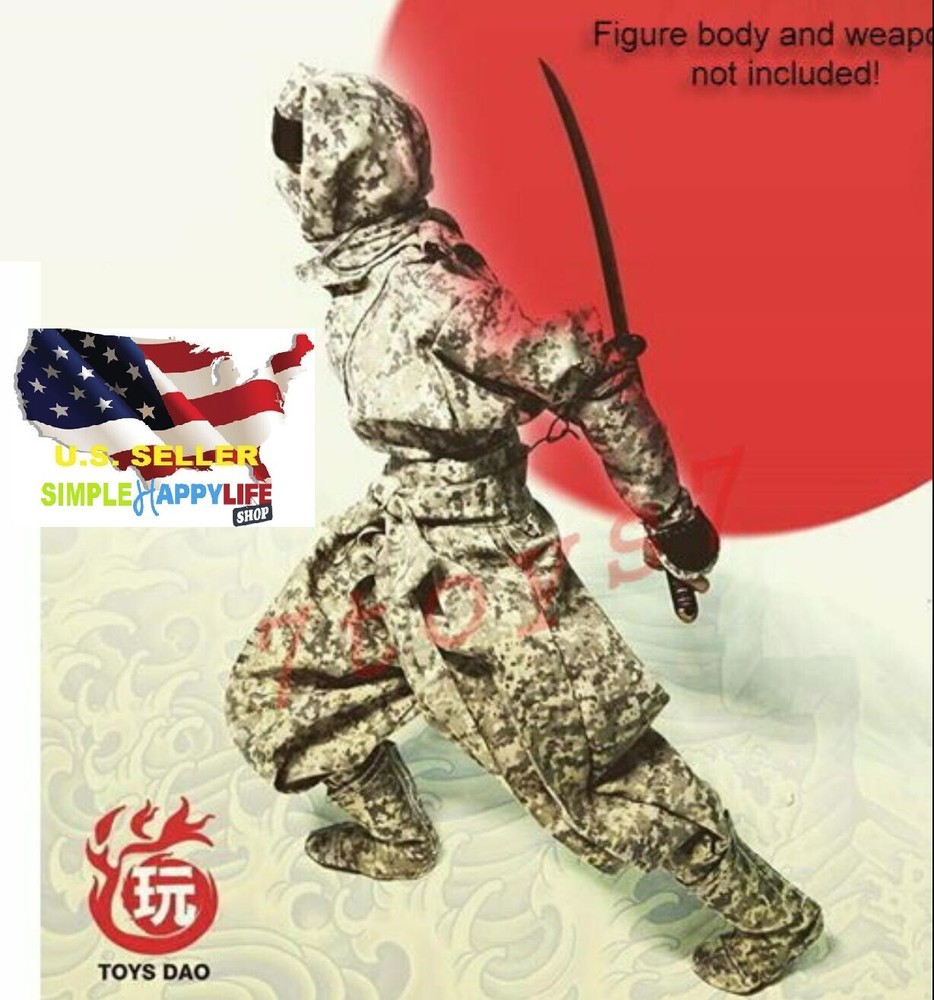 1/6 Japanese Ninja suit Toys Dao camouflage for 12″ figure hot toys phicen ❶USA❶
