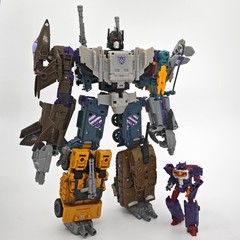 HZX Defensor Bruticus Superion Devastator 30CM IDW Transformation Toys NO BOX