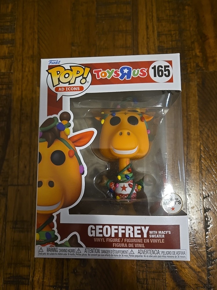 FUNKO POP! AD ICONS TOYS R US GEOFFREY Macys Holiday Sweater EXCLUSIVE #165