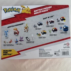 Pokemon Battle Figure Multi-Pack 6 Figures Pikachu Cleffa Riolu Chikorita Joltik