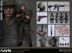 PREORDER – 1/6 DAMTOYS DMS045 Platoon Staff Sergeant Barnes – US SELLER