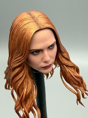 SCARLET WITCH Head Sculpt ONLY 1/6 Hot Toys DX35 Avengers Endgame moving eyeball