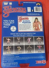 WWE LJN MATTEL SUPERSTARS ULTIMATE WARRIOR 8″ ACTION FIGURE BLUE CARD SHIPS NOW