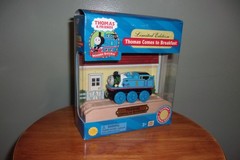 Wooden Thomas Comes to Breakfast-limited edition New in Box Learning Curve