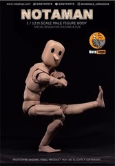 Notaman NT-02W 1/12 Flexible Strong Muscular Body Square Head 16.5cm Figure Doll