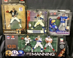 MCFARLANE NFL SAINTS COLTS GIANTS ARCHIE PEYTON ELI MANNING HOF 3 PACK+ NEW WOW