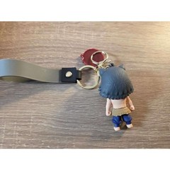 Demon Slayer Inosuke Hashibira 3D Keychain Boar Mask Anime Figure Wristlet Strap