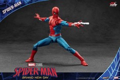 zd toys SPIDER-MAN new red and blue suit brand new day action figure ship August