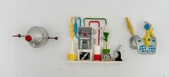 VINTAGE IDEAL ACTION BOY SUPERBOY FIGURE COSTUME ACCESSORIES 1967 COMPLETE