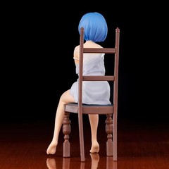 Re:Zero Rem Ram Sitting on Chair Figure Cute PVC Action Figure Collectible