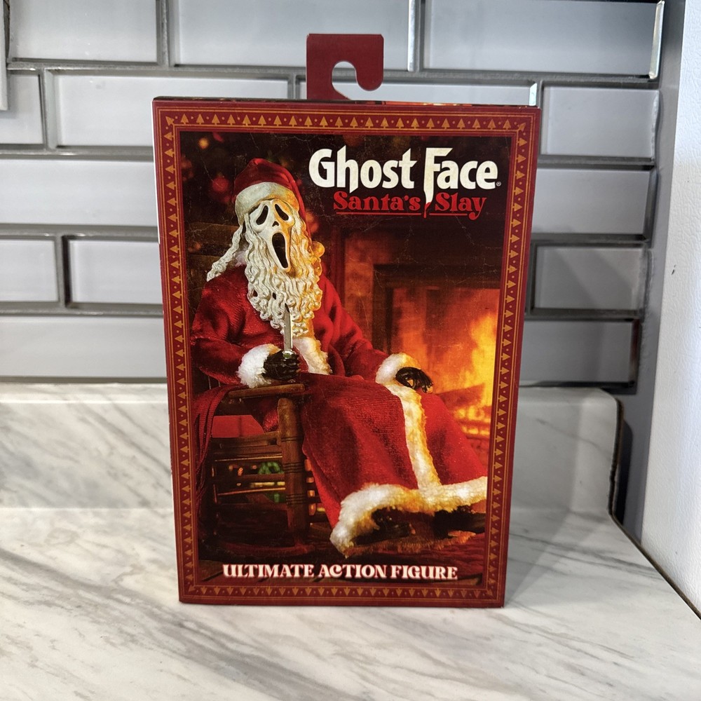 2026 NECA GHOST FACE GHOSTFACE SANTA’S SLAY ULTIMATE ACTION FIGURE – IN HAND