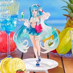 New Hatsune Miku figure Soda cream dress The Props Desktop Decoration Collection