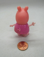2003 PEPPE PIG Figure PINK DRESS Mini Figure Doll Jazwares Friends Toy 2 3/8″