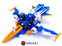 Metal Cardbot S CIELO Aircraft Airplane Transforming Robot Figure Car Toy 2024