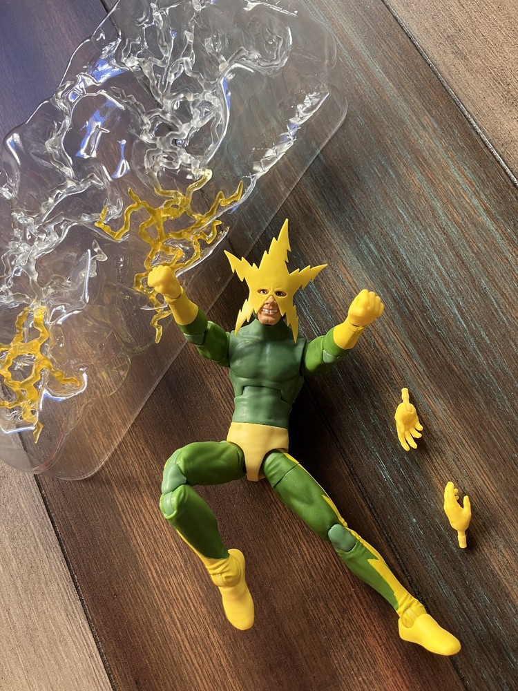 Marvel Legends SDCC MEME SPIDER-MAN ’67 ELECTRO Loose 6″ Figure Comic Con Lizard