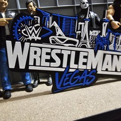 WWE Mattel WrestleMania 42 Vegas Large Logo Accessory V2