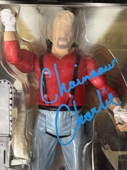 WWE Classic Superstars Chainsaw Charlie Terry Funk Signed Autographed Wrestling