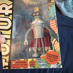Futurama Toynami Figure Bender Super King Wow!!! No Santa Robot Build A Bot