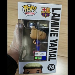 Lamine Yamal Figure FC Barcelona La Liga Football Collectible Figurine Desktop.