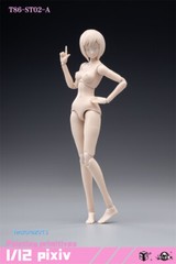 US Stock 86TOYS 1/12 T86-ST Flexible 6 inch Female Joint Action Figure Head Body