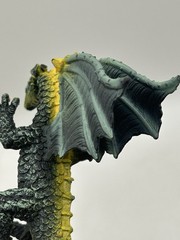 2 Dragon Action Figures 2007 Green Yellow “Dark Dargon” & Plastoy Red Yellow 👀