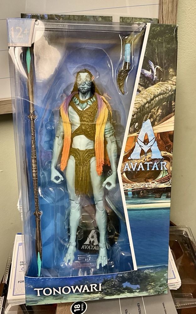 McFarlane Toys Avatar Tonowari Action Figure 1:10 Scale Plastic Boxed Spear
