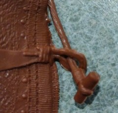 1960’s-70’s Auth/Orig Marx Johnny West Geronimo Horse Blanket & Cinch Strap