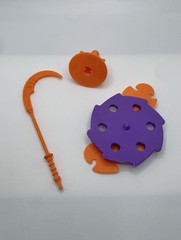 Vintage Twistoid Set Weapon Accessory Stand Replacement REPRO Part MOTU 1986