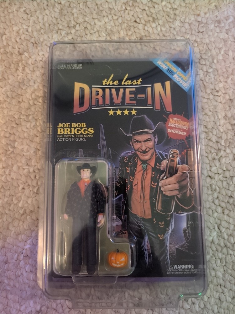 Joe Bob Briggs Halloween Hootenanny Action Figure NEW Shipped In Clear Protector