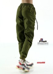 1/6 Green Casual Slim Pants Trousers Clothes Fit 12” Female Action Figure Body