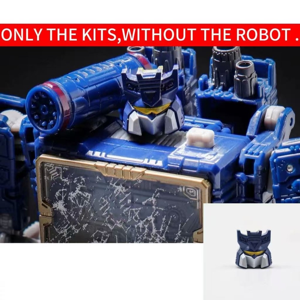 Soundwave Replacement Head Sculpt ABS Light-Piping Eyes For Legacy Siege Kingdom