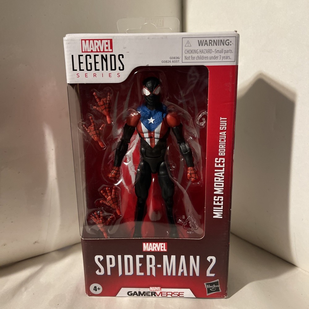 Marvel Legends SPIDER-MAN 2 Gamerverse MILES MORALES BORICUA SUIT 6” Figure New!
