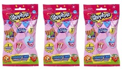 Lot 3 Shopkins Fashion Tags Mystery Pack Series 2 Blind Sealed Package