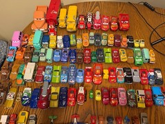 Disney Pixar Cars Diecast HUGE LOT of 103 Cars Tow Trucks Planes Grand Prix