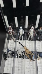 Star Wars Clone Wars 2008 Lot 21 Figures Loose w/ Accessories in Display Cases