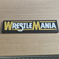 WWE Mattel Large Old School WrestleMania Logo
