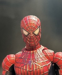 HEAD ONLY Mafex Tobey Maguire Spider-Man 2 (2004) Custom Accurate Mask 1:12