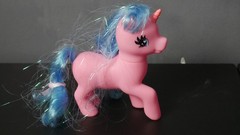Vintage My Little Pony Mlp SML-16-81 Mushroom-5.5″-Pegasus-Pink/Blue-Wings