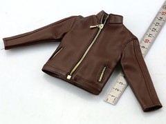 1/6 Short Coat Casual Leather Jacket Fit 12” Action Figure