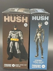 Medicom Toy MAFEX No.123 Catwoman HUSH Ver. and No.126 Batman HUSH Black Figure