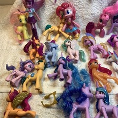 Various My Little Pony Toy Figure LOT Vintage & New Generation Over 25 Pony Lot