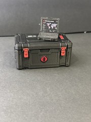 GI JOE COBRA CLASSIFIED 1:12 scale Computer Military Crate Laptop Scatter