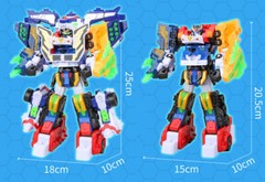 Miniforce V-Rangers Mini Volt Legend King V Combiner Robot Figure Boys Toy Car